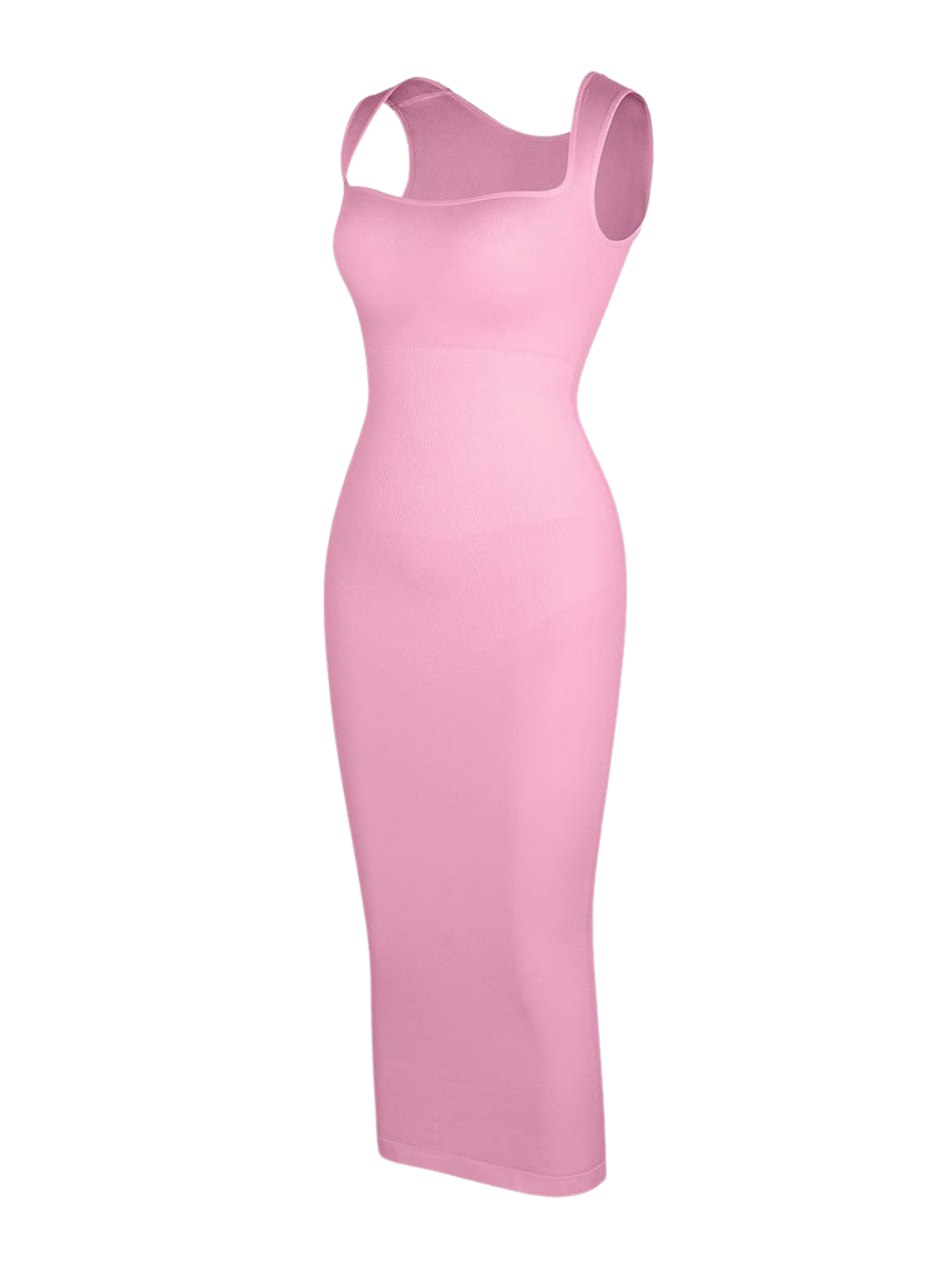 Robe shapewear à encolure carrée