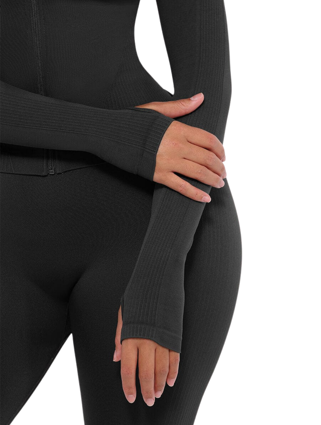 Veste zippée sculptante