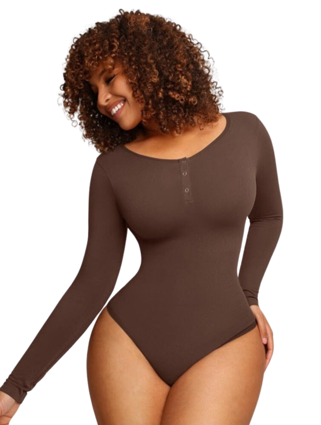Body à manches longues sans couture