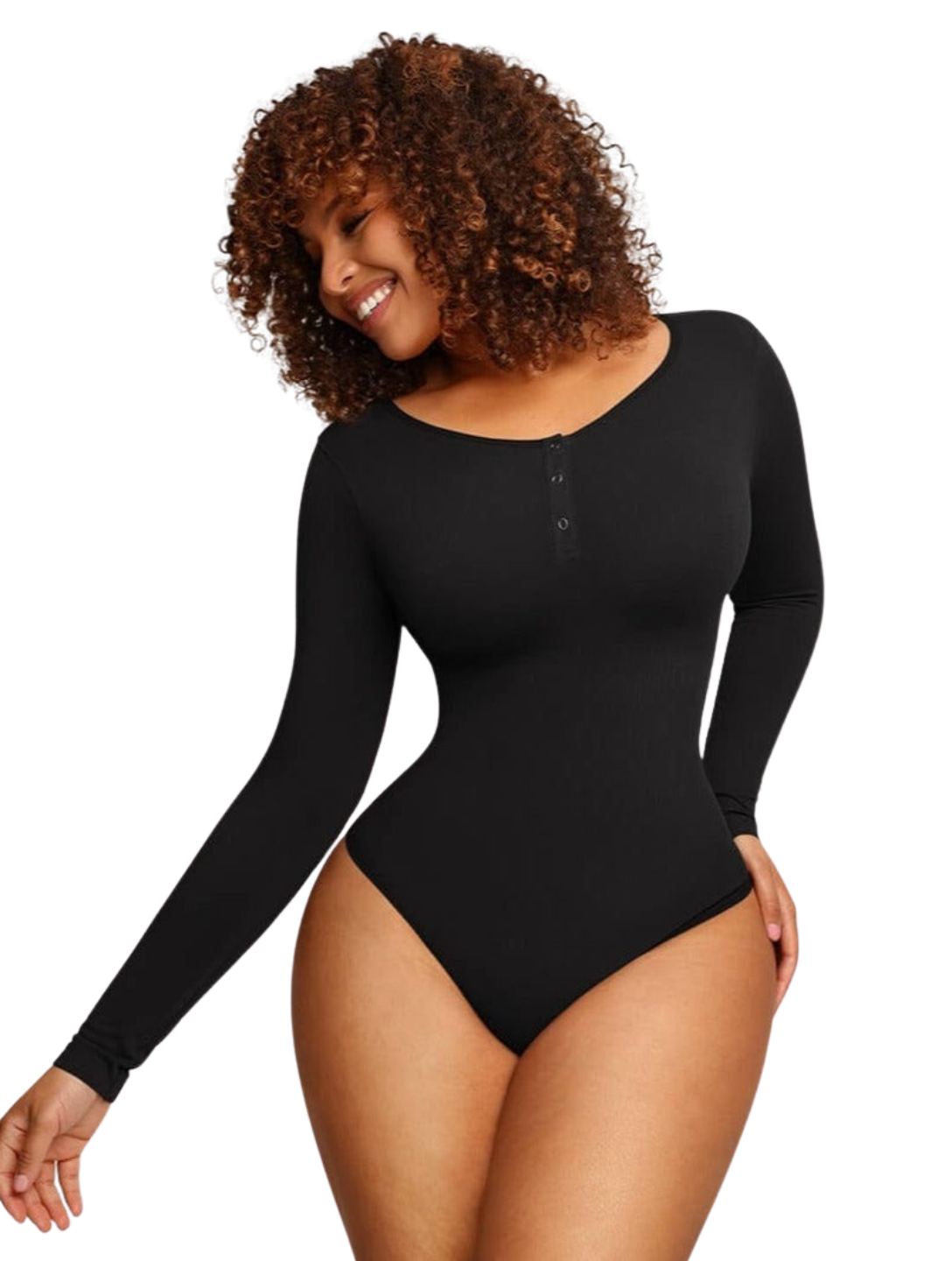 Body à manches longues sans couture