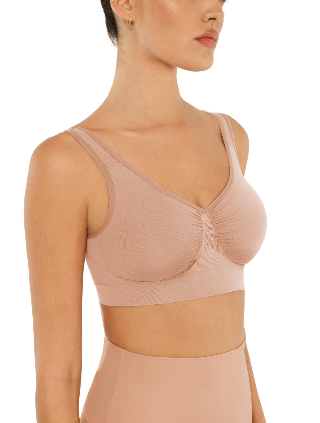 Soutien-gorge gainant à bretelles larges