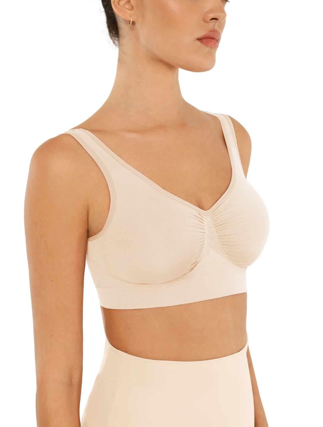 Soutien-gorge gainant à bretelles larges