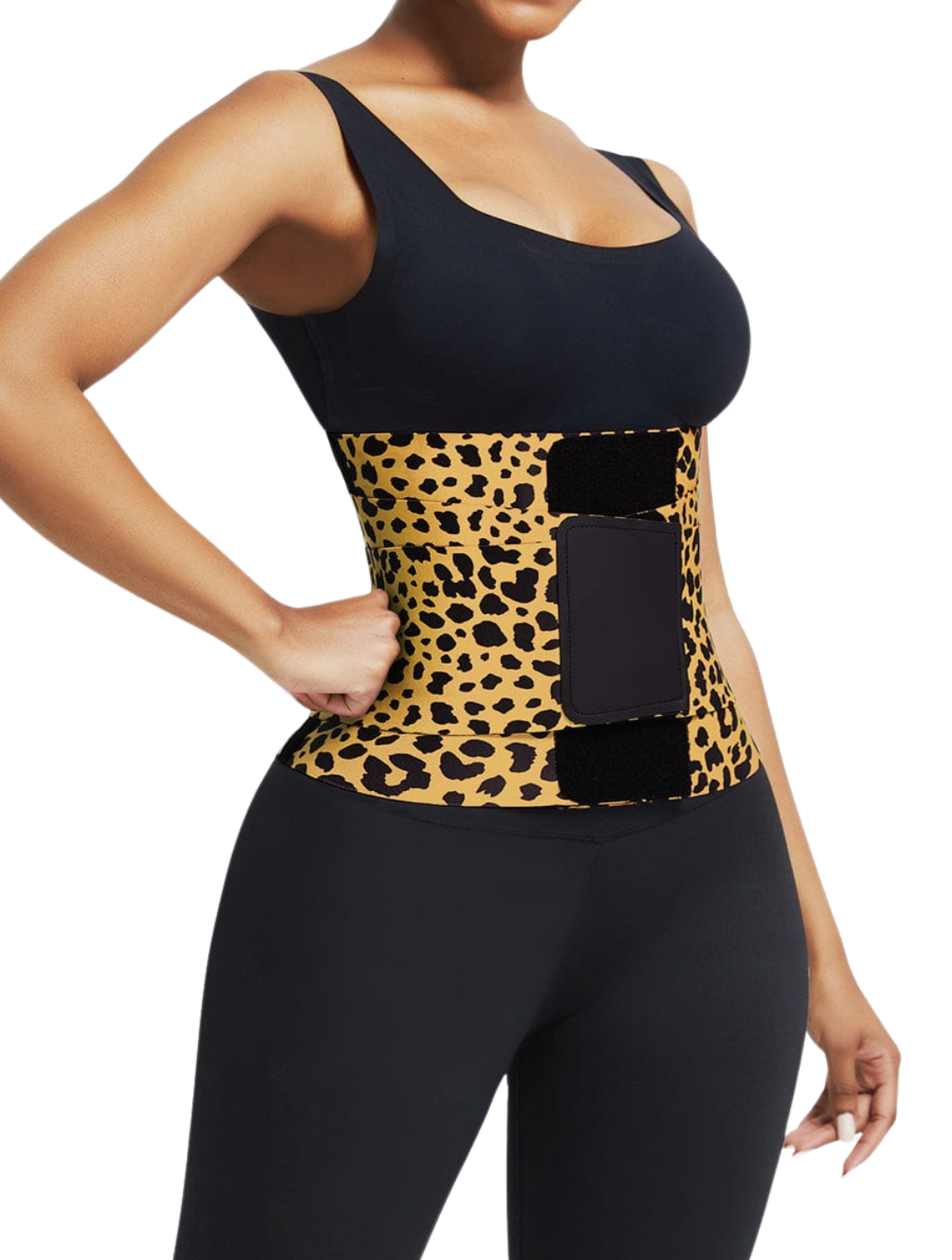 Ceinture taille-luxe léopard