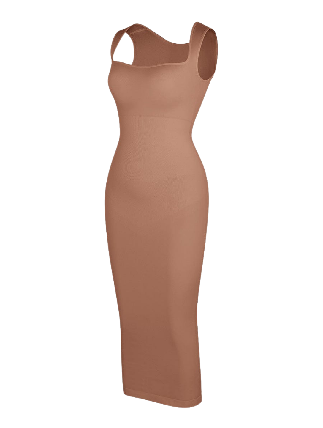 Robe shapewear à encolure carrée