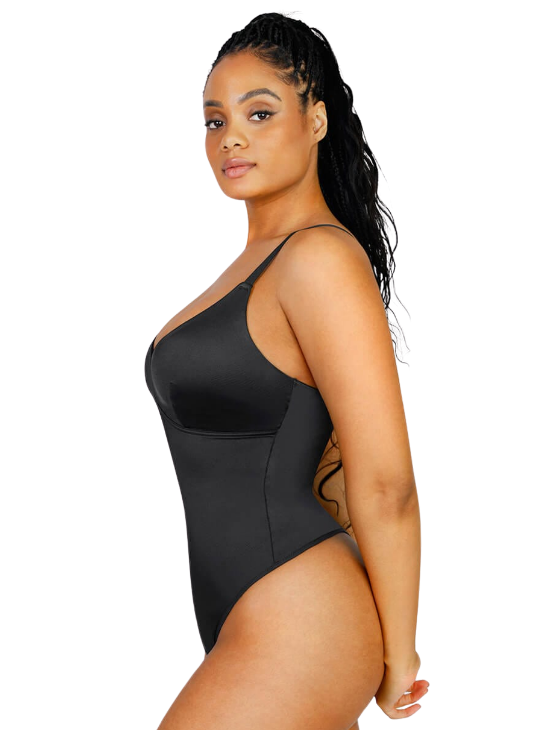 Body string en satin ajusté