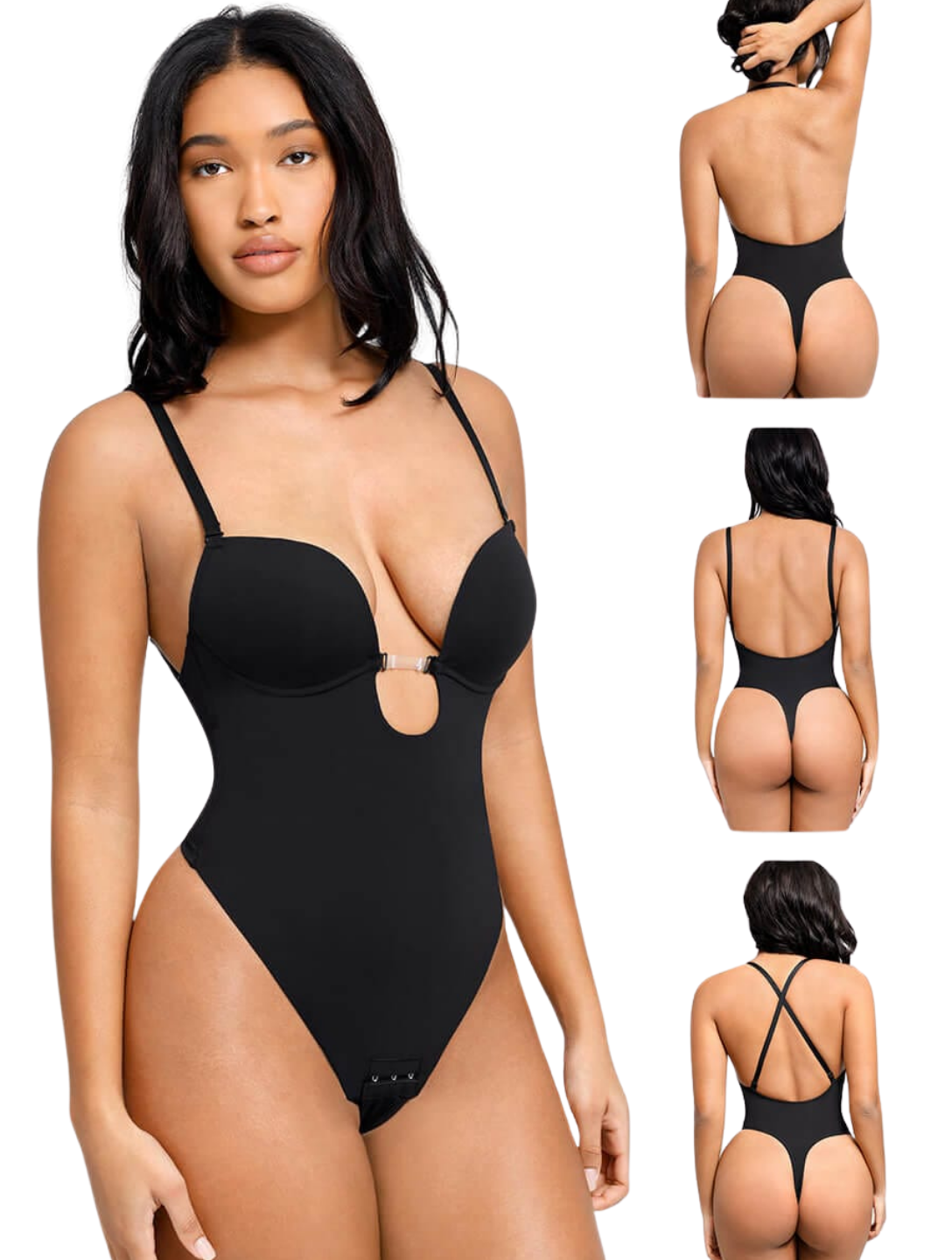 Body string gainant à décolleté plongeant