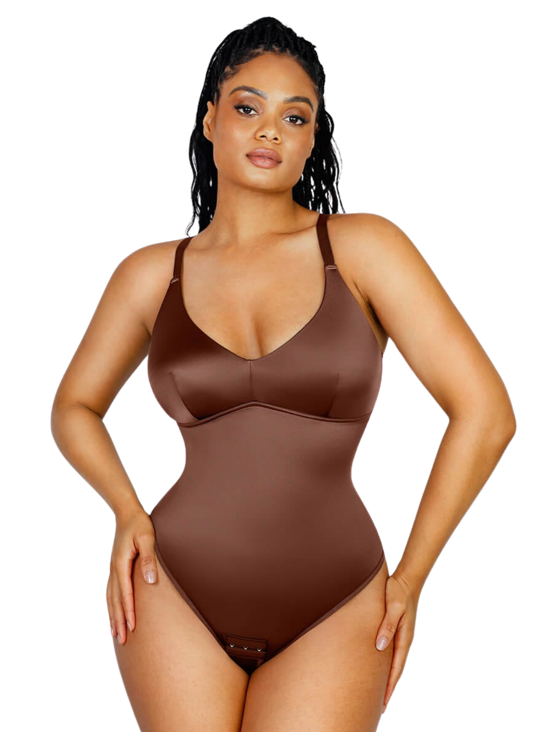 Body string en satin ajusté