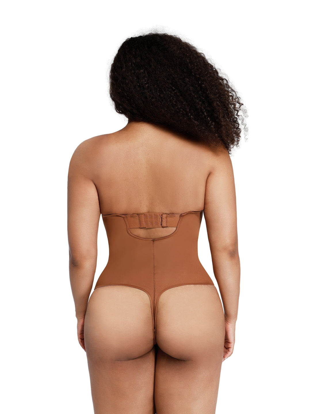 Body gainant sans bretelles avec maintien
