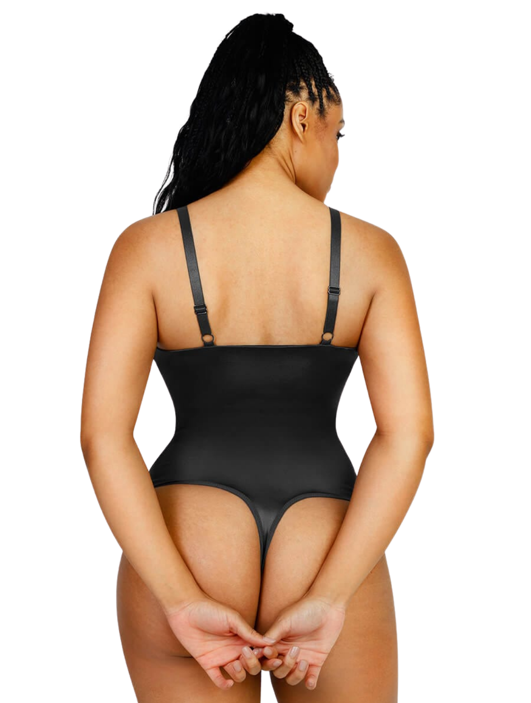 Body string en satin ajusté