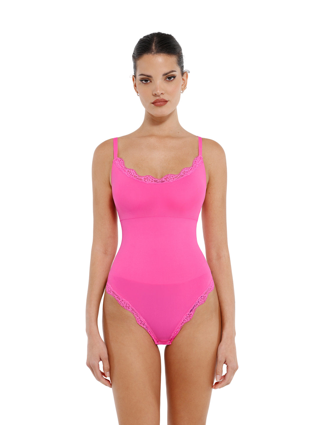 Body string dentelle sans coutures