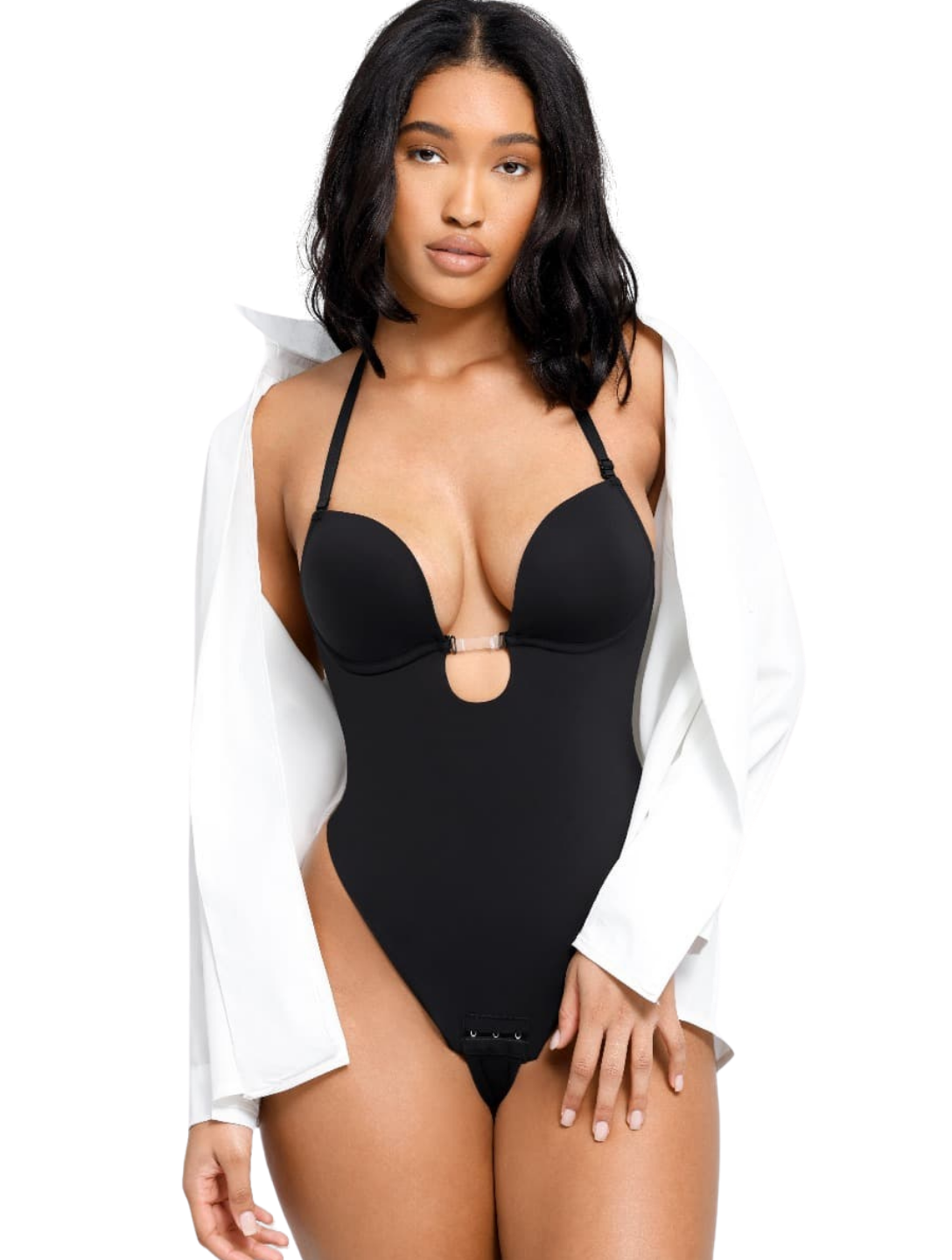 Body string gainant à décolleté plongeant