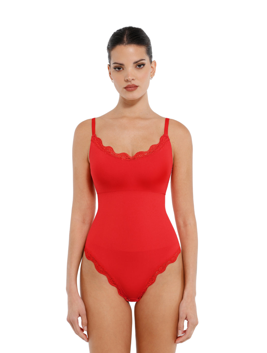 Body string dentelle sans coutures